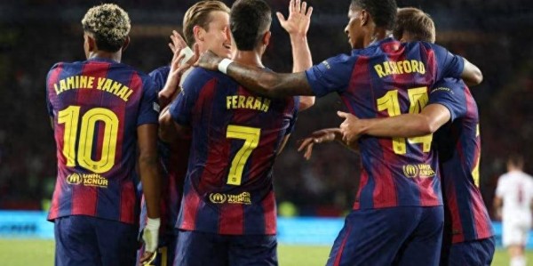 91分钟绝杀无效！巴萨死里逃生：3次落后3次扳平 亚马尔创欧冠历史